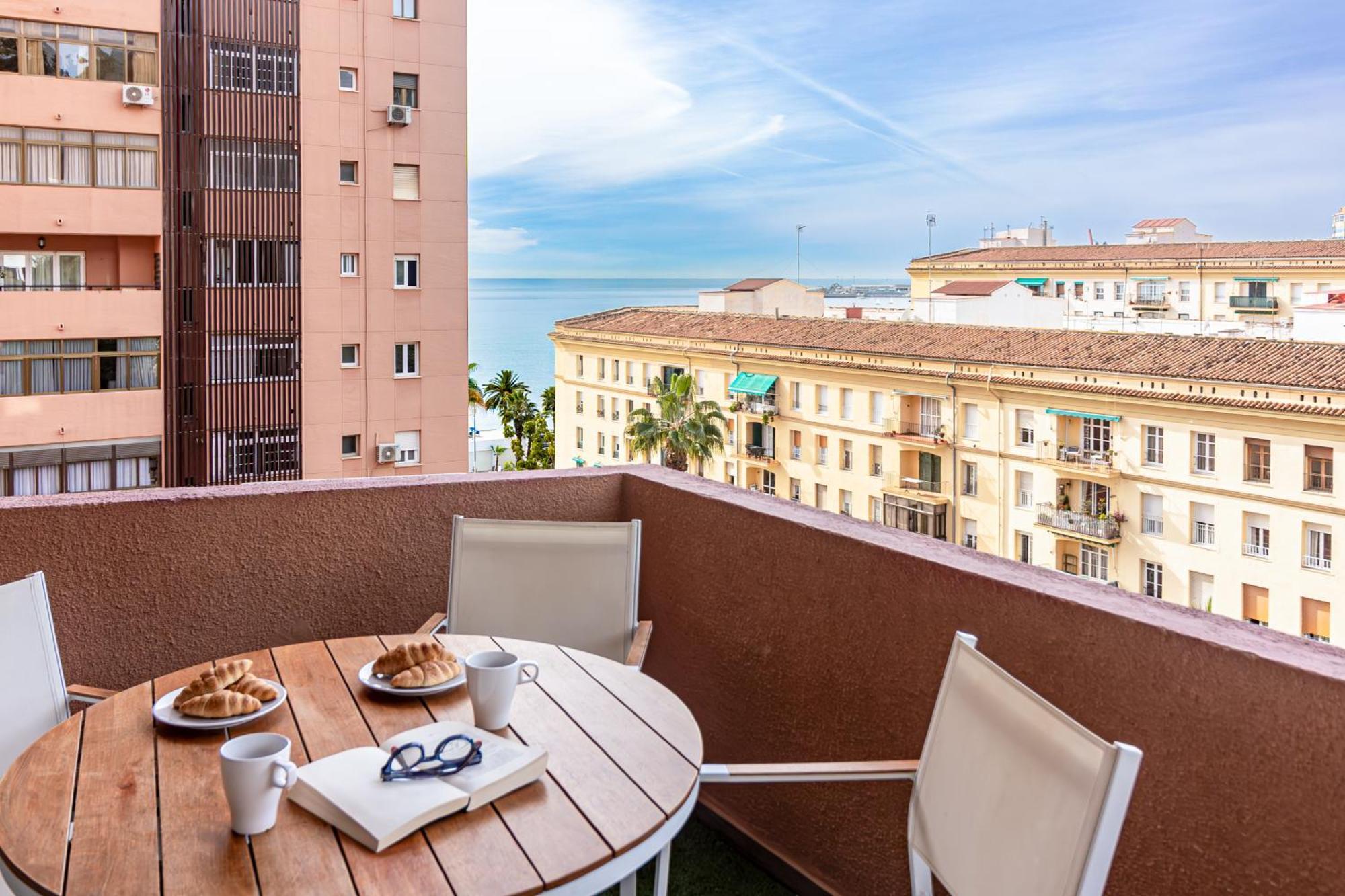 Malaga Center Flat Beach&Terrace Exterior foto