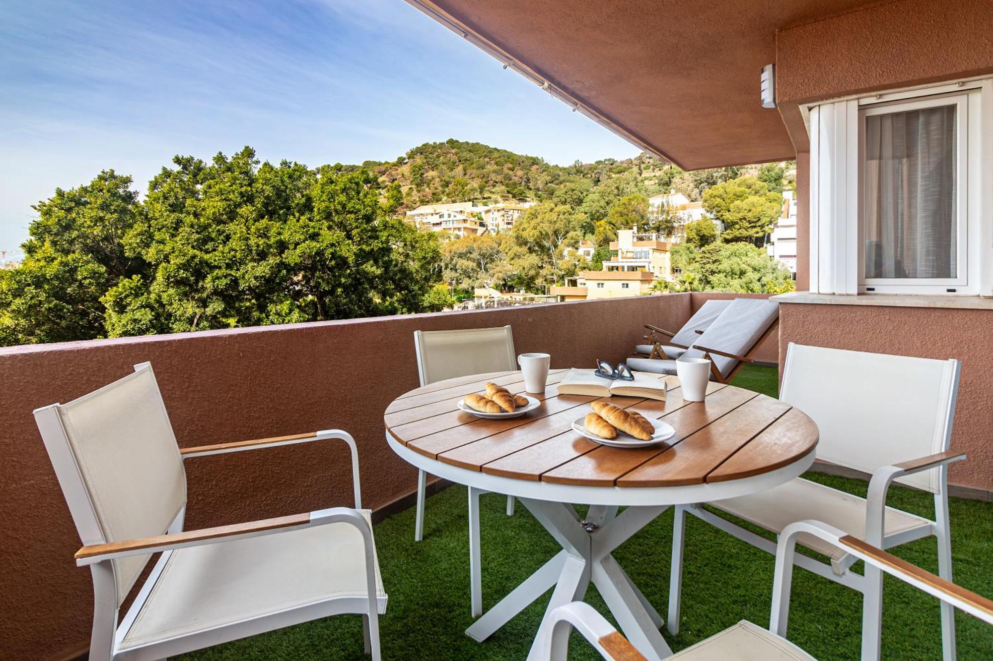 Malaga Center Flat Beach&Terrace Exterior foto